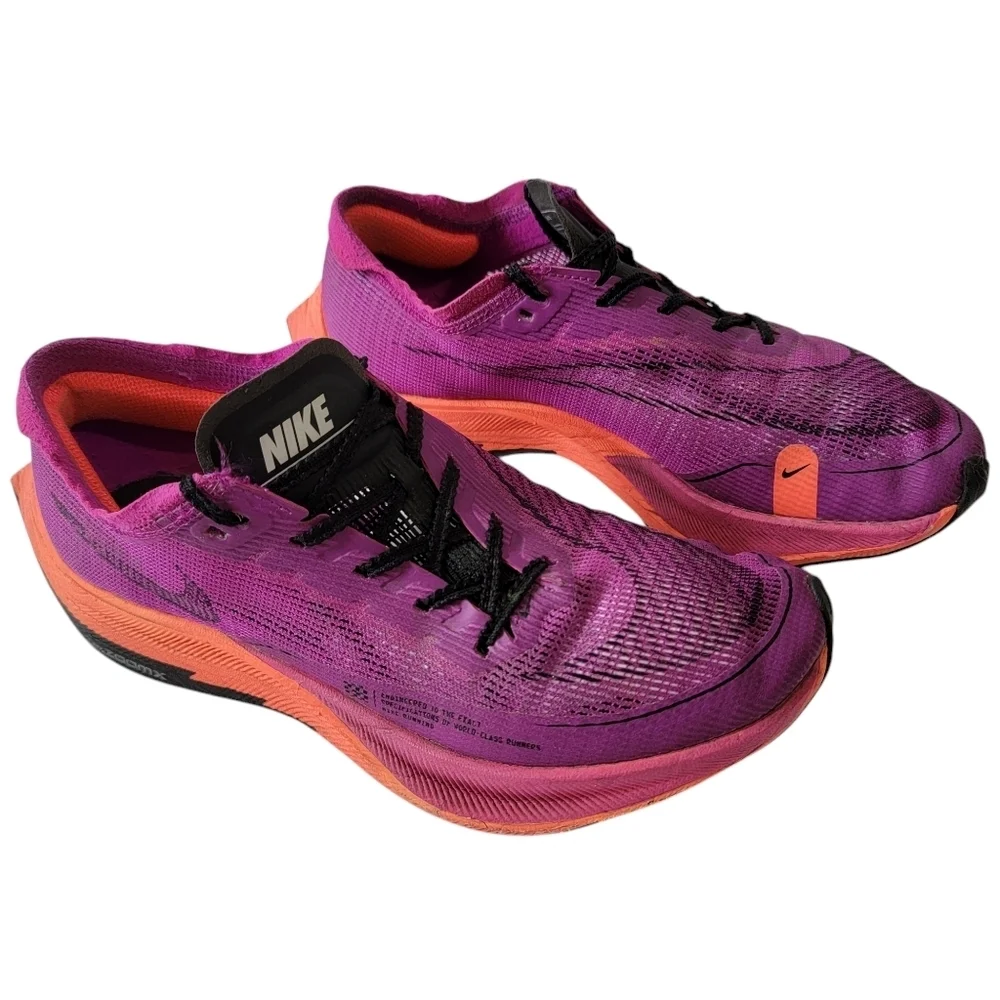 Nike ZoomX Vaporfly NEXT% 2 By You Racing Sneakers Women Sz 8 Lightweight Purple
